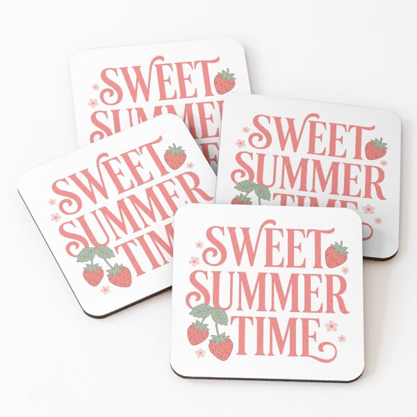 Item preview, Sweet Summer Time Retro Typography, Pink Striped Aesthetic, Cute Coquette Summer Graphic, Trendy Girly Bow Design designed and sold by DoodloraStudio.