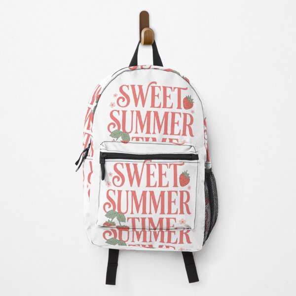 Item preview, Sweet Summer Time Retro Typography, Pink Striped Aesthetic, Cute Coquette Summer Graphic, Trendy Girly Bow Design designed and sold by DoodloraStudio.