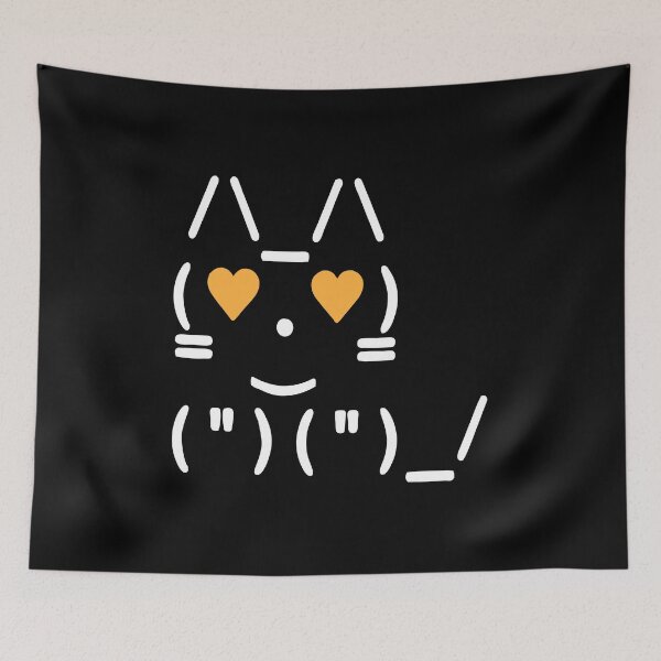 Item preview, Ascii Art - Funny Cute Cat designed and sold by yushelaviora.