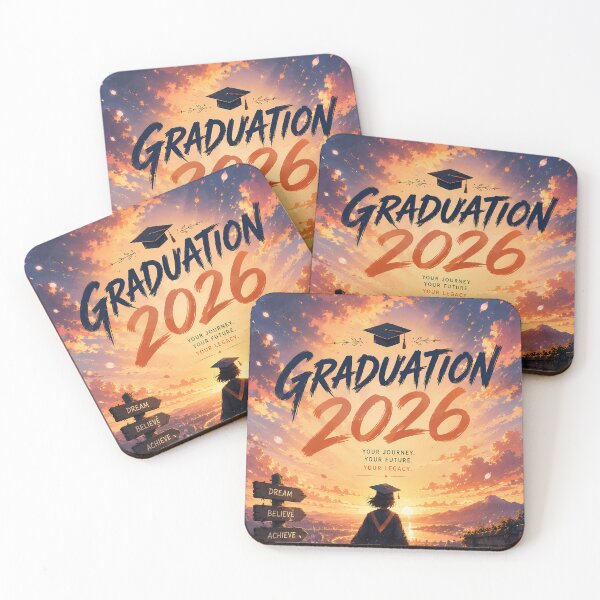 Item preview, Graduation 2026 Sunset Journey Design designed and sold by KnitOfShadoF.