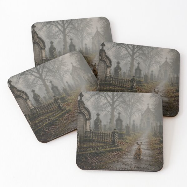 Item preview, Foggy Gothic Cemetery with Hare  designed and sold by Image Creative.