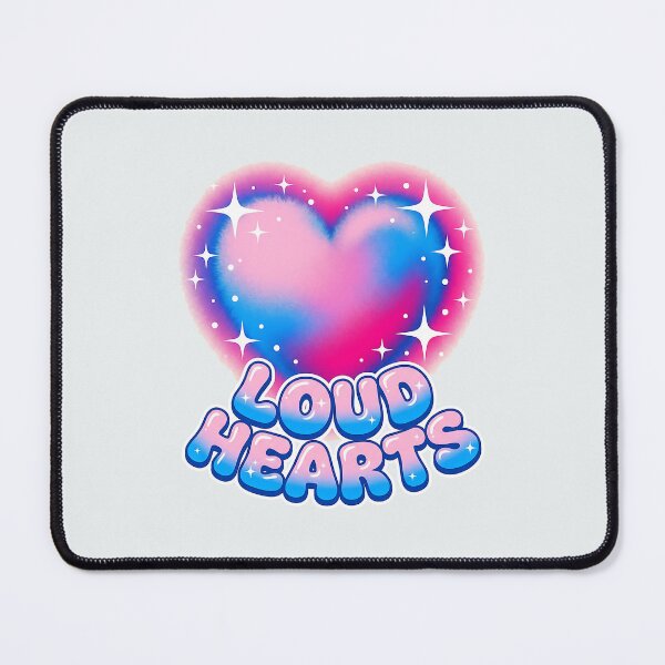 Item preview, Loud Hearts Sparkle Y2K Aesthetic Vaporwave designed and sold by SplashTastic.