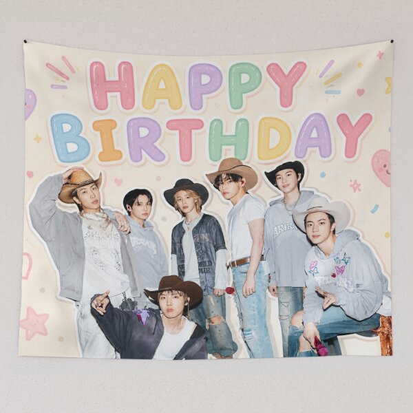 Item preview, Happy Birthday bts designed and sold by jaofnn.