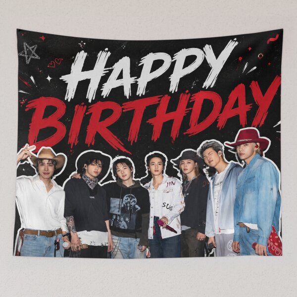 Item preview, Happy Birthday bts designed and sold by jaofnn.