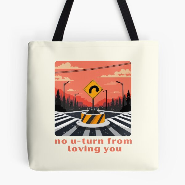 Item preview, No U-turn From Loving You - Cute Pun | TeeHee Puns Funny Design designed and sold by TeeHee Puns.