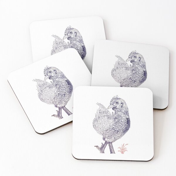 Item preview, Chicken drawing designed and sold by NakeeNakaa.