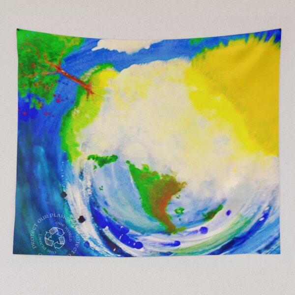 Item preview, The world covered in nature designed and sold by MyBottomShelf.
