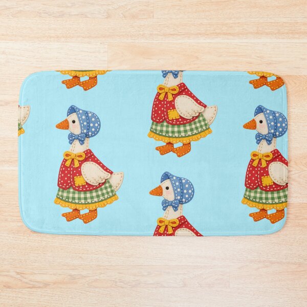 Item preview, Cute goose in traditional dress patch style designed and sold by Mauswohn.
