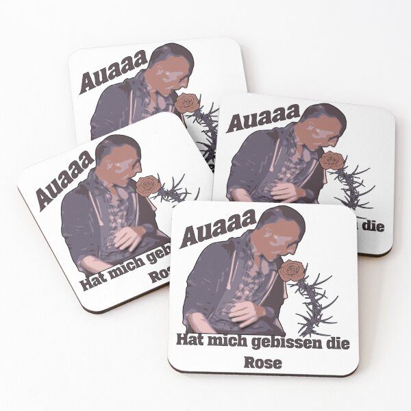 Item preview, Ouch, that rose bit me! German memes designed and sold by LayersDesign.