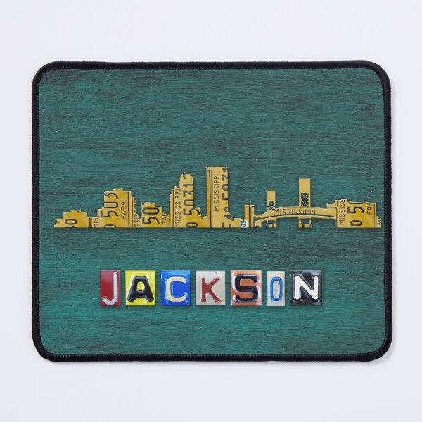 Item preview, Jackson License Plate Skyline 01 designed and sold by Elisabeth Lucas.