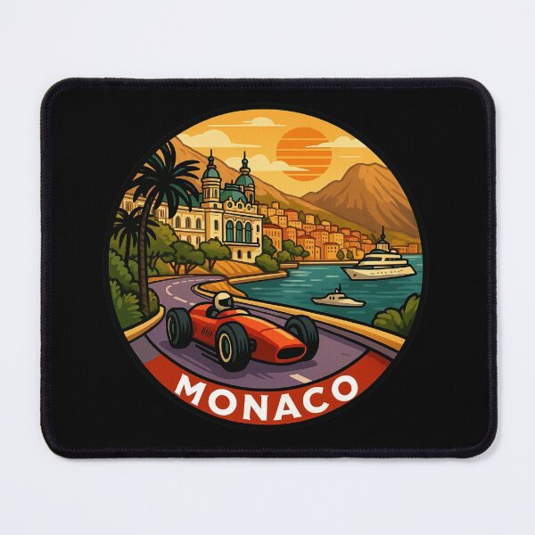 Item preview, Monaco - Mediterranean Coast, Marina & Luxury Vibes designed and sold by Myra365Art.