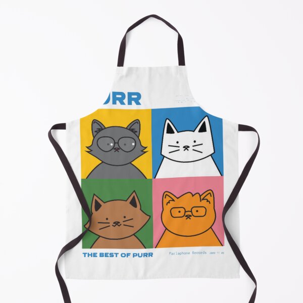 Item preview, The Best of PURR - Britpop Cat Album Parody designed and sold by GenZFashion000.