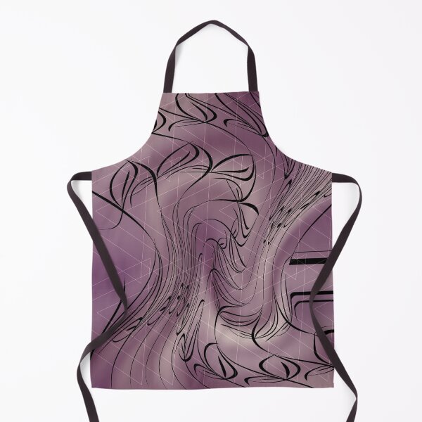 Item preview, Purple Fluid Abstract Line Art designed and sold by SahmatArt.
