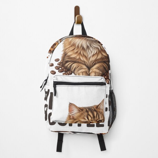 Item preview, Coffee And Cats Cozy Cat Lover Design designed and sold by pradeepvisuals.