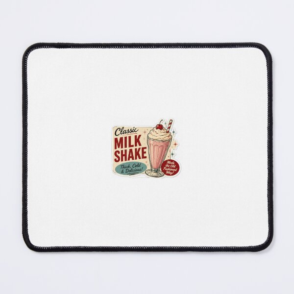 Item preview, Classic Retro Milkshake Vintage Diner Dessert Nostalgia Design designed and sold by Jacob Shankel.