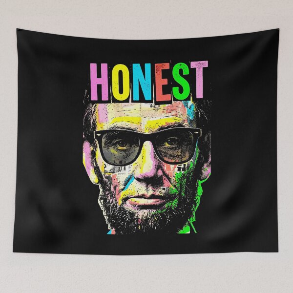 Artikelvorschau, Honest Abe, Präsident Abraham Lincoln, Pop-Art, 4. Juli entworfen und verkauft von GrandeDuc.
