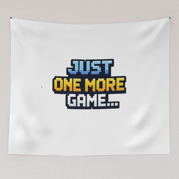 Item preview, Just One More Game Retro Gamer Pixel Art T-Shirt designed and sold by Artbysarmina.