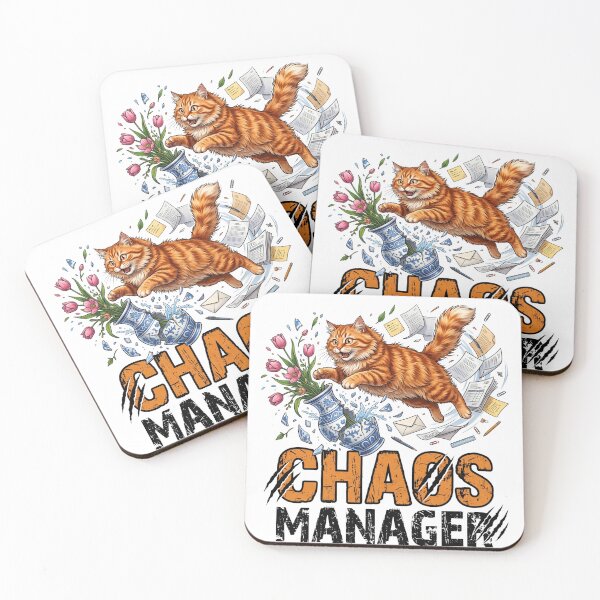 Item preview, Playful Chaotic Cat Lover Art designed and sold by pradeepvisuals.
