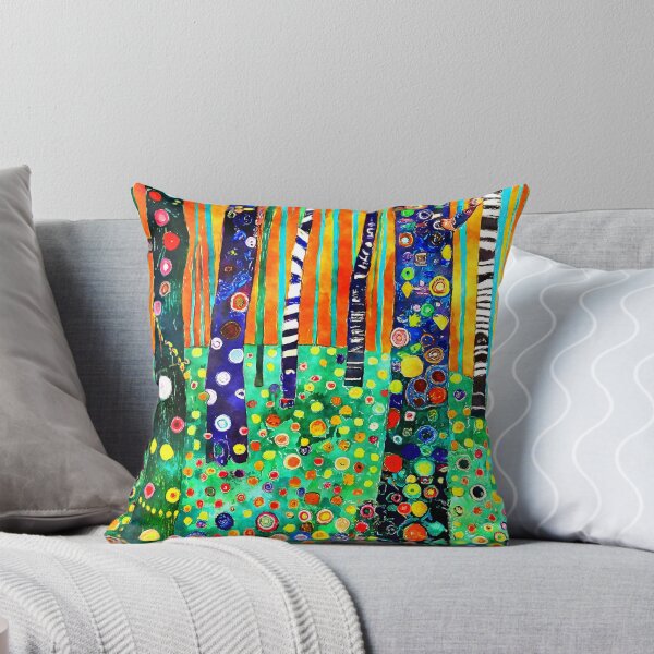 Item preview, Funky Fantasy Forest Boldly Colorful Abstract Digital Art designed and sold by DEC02.