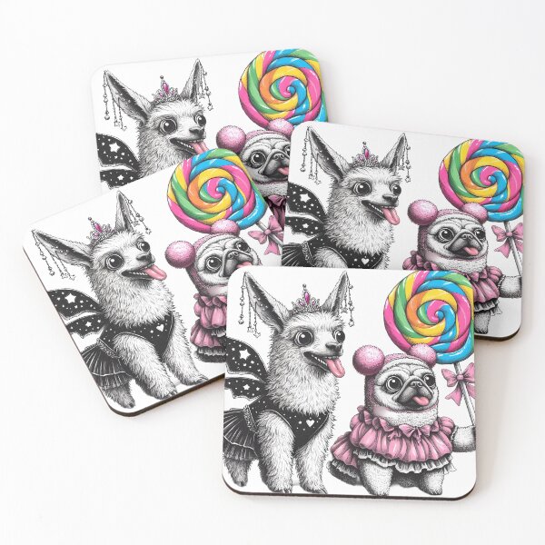 Item preview, Creepy Cute Gothic Dogs Art designed and sold by LujziWorld.