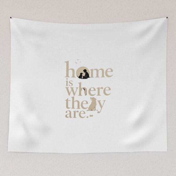 Item preview, Home Is Wherever They Are – Cozy Animal Lover Aesthetic Design designed and sold by Lovestickerco.
