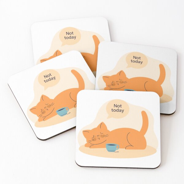 Item preview, Monday Cat — Tired Cat Meme Funny Sticker designed and sold by kmf1313.