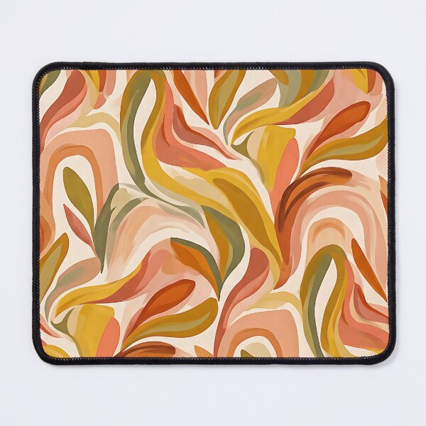Item preview, Organic Wavy Shapes Mid Century Modern Earthy Tones designed and sold by SplashTastic.
