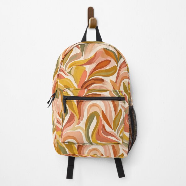 Item preview, Organic Wavy Shapes Mid Century Modern Earthy Tones designed and sold by SplashTastic.