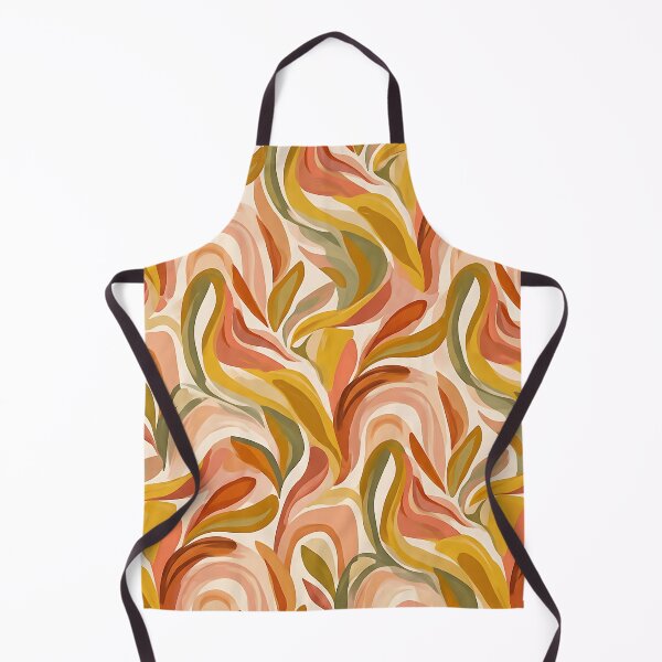 Item preview, Organic Wavy Shapes Mid Century Modern Earthy Tones designed and sold by SplashTastic.