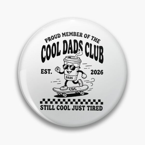 Item preview, Cool Dads Club T-Shirt, Retro Skater Style Fatherhood designed and sold by MutzelArts.
