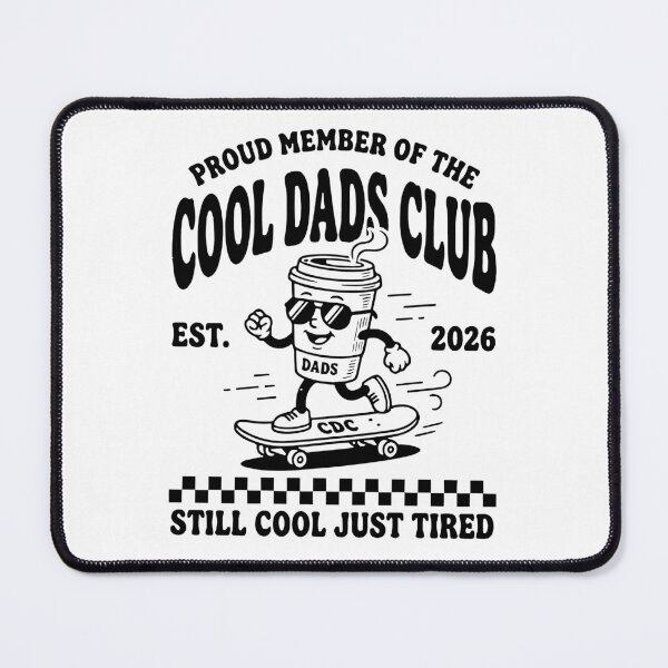Item preview, Cool Dads Club T-Shirt, Retro Skater Style Fatherhood designed and sold by MutzelArts.