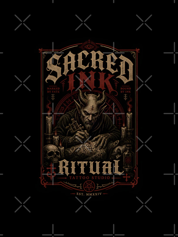 Thumbnail 4 of 4, iPhone Case, Sacred Ink Ritual designed and sold by CreativePrints3.