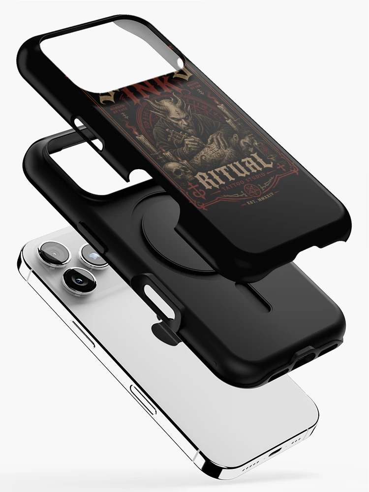 Thumbnail 2 of 4, iPhone Case, Sacred Ink Ritual designed and sold by CreativePrints3.