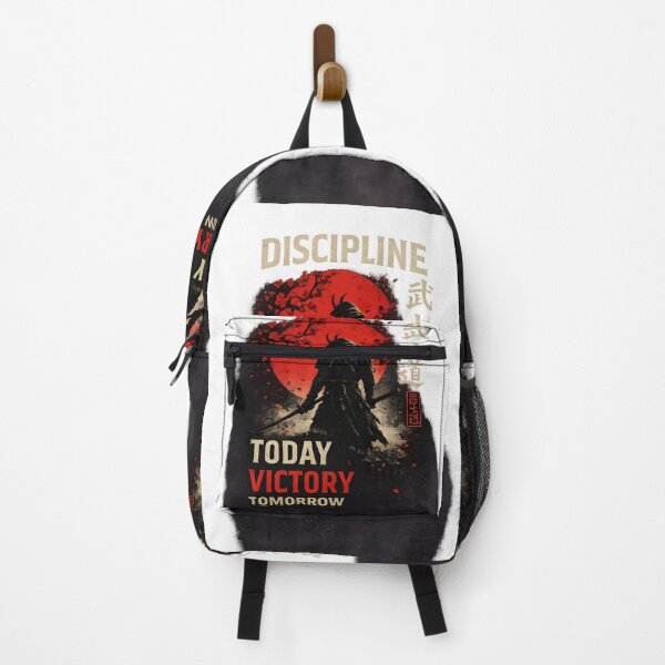Item preview, Samurai Bushido Discipline - Japanese Aesthetic Motivational Art designed and sold by Divakar Fashion.