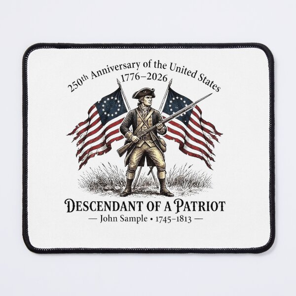 Item preview, 250th Anniversary Shirt, American Heritage , Descendant of Patriot Genealogy designed and sold by MutzelArts.