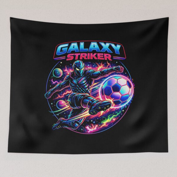 Item preview, Galaxy Striker Neon Soccer Futuristic Design designed and sold by Prime legend .