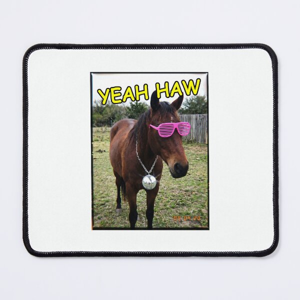 Item preview, Yeah Haw Disco Horse Irony Yeehaw designed and sold by SplashTastic.