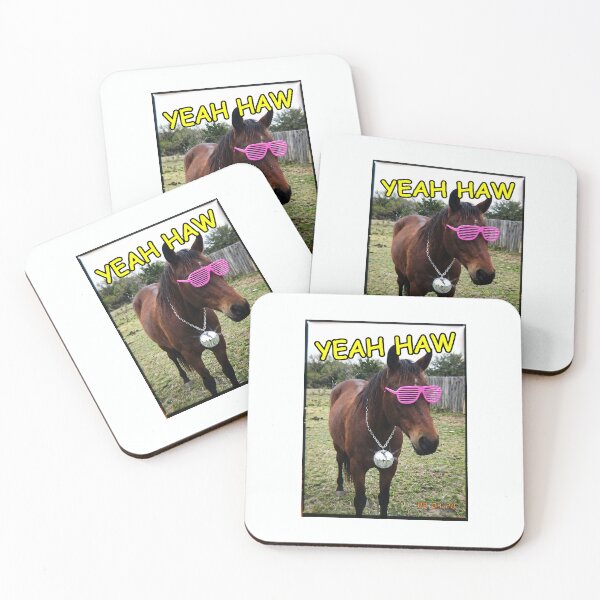 Item preview, Yeah Haw Disco Horse Irony Yeehaw designed and sold by SplashTastic.