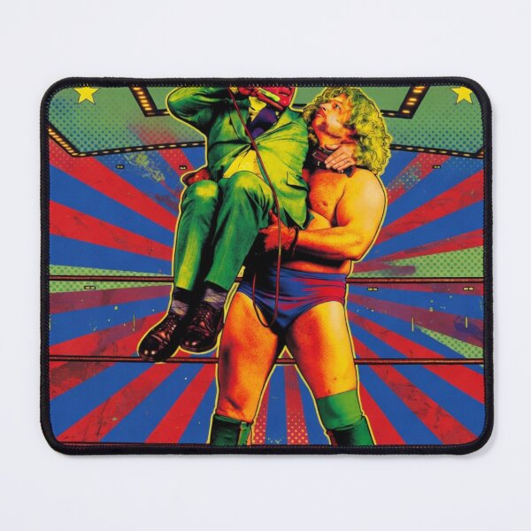 Item preview, Bill Mercer Pop Art Tribute | North Texas Wrestling Legend Retro Poster Art designed and sold by The Irish Whip.