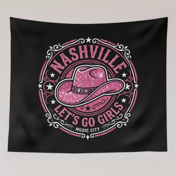 Item preview, Let's Go Girls Cowboy Hat Nashville Cowgirl designed and sold by SplashTastic.
