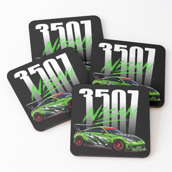 Item preview, 350Z Neo Green Drift Machine Illustration designed and sold by Yomu1.