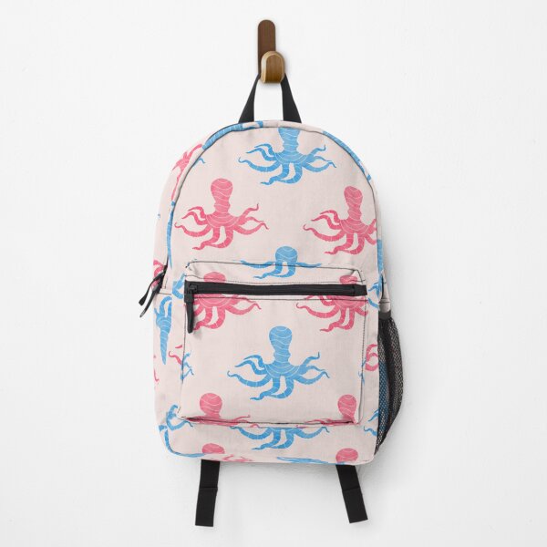 Item preview, Cute Blue and Pink Octopus Seamless Pattern designed and sold by Pevkay97.