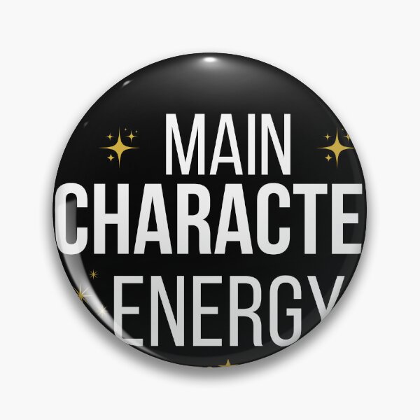 Item preview, Main Character Energy Aesthetic Quote Luxury Minimal Typography Design designed and sold by Uvclick.