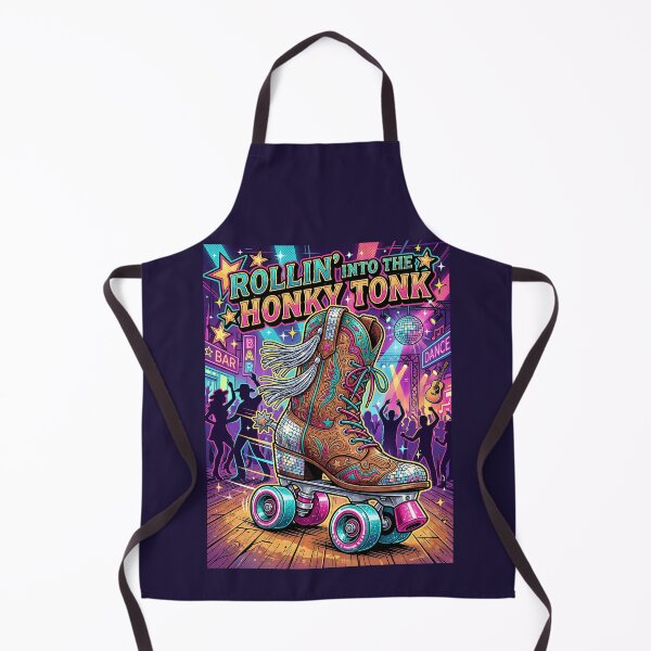 Item preview, Rollin Into The Honky Tonk Disco Cowgirl Roller Disco designed and sold by SplashTastic.
