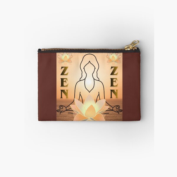 Item preview, Golden Zen Meditation - Boho Floral Yoga Art designed and sold by PaniKulka.