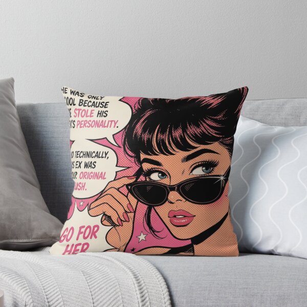 Item preview, So Technically His Ex Was Your Original Crush Go For Her - Funny Pop Art Comic Women designed and sold by Vicky021.