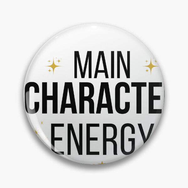 Item preview, Main Character Energy Minimalist Aesthetic Quote Clean Simple Design designed and sold by Uvclick.