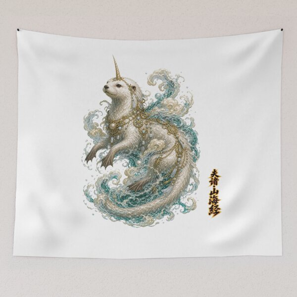 Item preview, Fuzhu The Flood-Beast with Four Horns Shan_Hai_Jing designed and sold by holyminix.