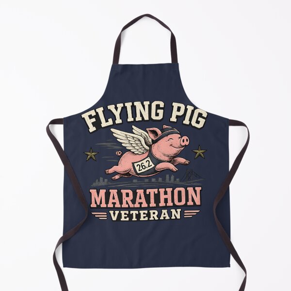 Item preview, Flying pig marathon veteran designed and sold by RockyLambda.