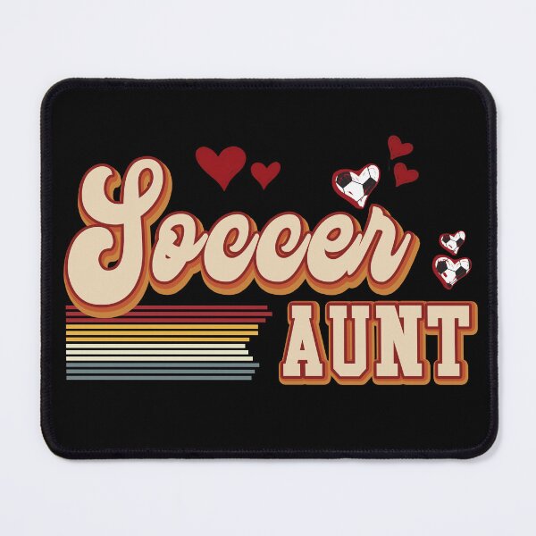 Item preview, Vintage Soccer Aunt Retro Hearts Tee designed and sold by LarryMBrown.